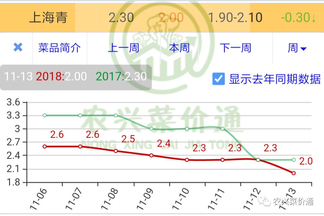 上海青价格最新动态更新