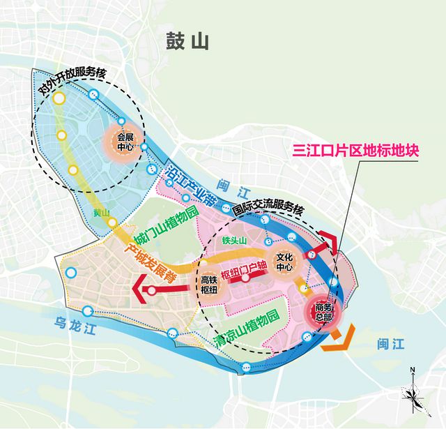 福州三江口最新规划