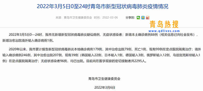 山东青岛疫情最新动态更新，疫情最新消息与进展