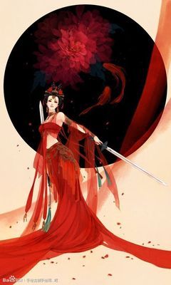 古装动漫少女的心灵与自然美景之旅