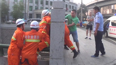 民警合力勇救跳桥男子，勇气与友情的感人瞬间