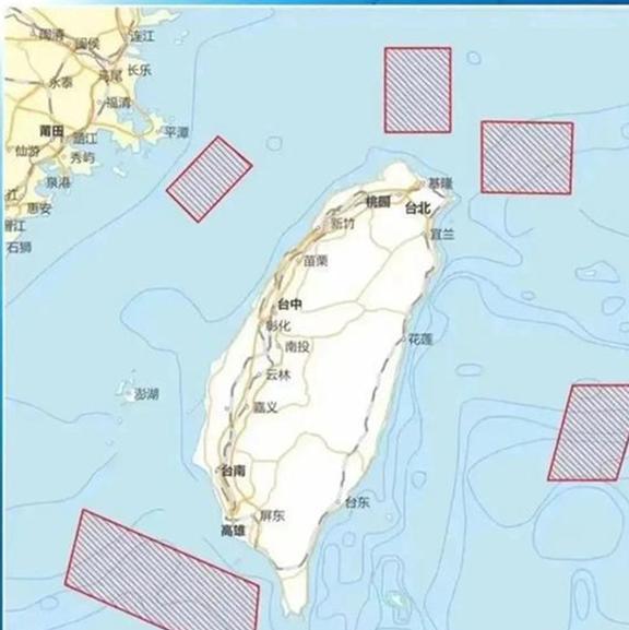 解放军台海行动示意图三次叠加，变化、学习与自信的力量展现台海决心