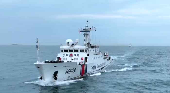 海警在马祖附近海域开展执法巡查行动