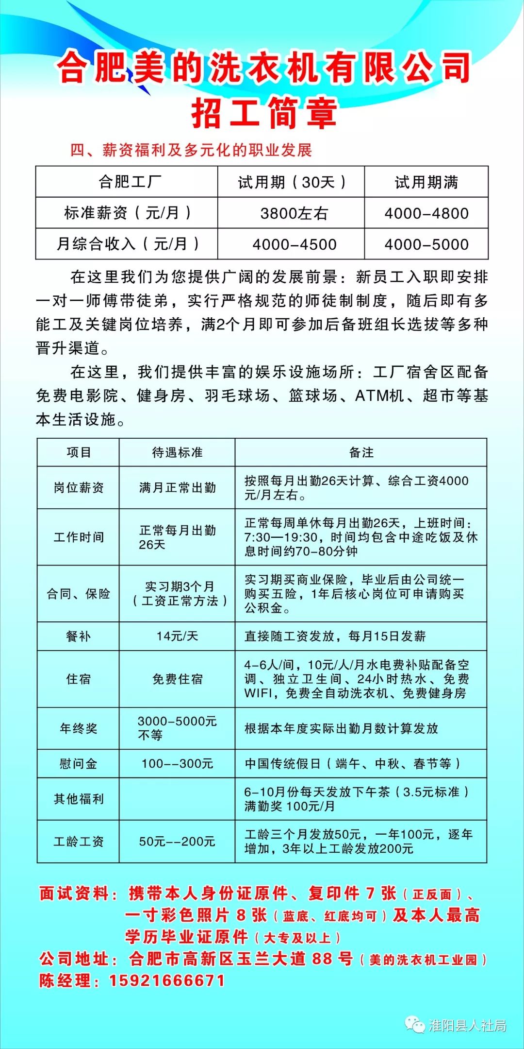 凤阳最新招工信息汇总，最新招聘一览表