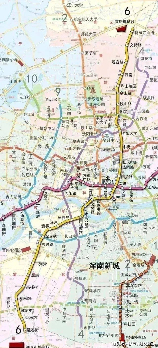 沈阳地铁12号线最新线路图，城市脉络与时代印记的交融展现